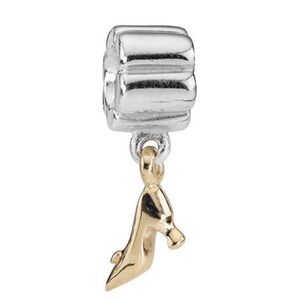 Pandora dangle stiletto gold charm
